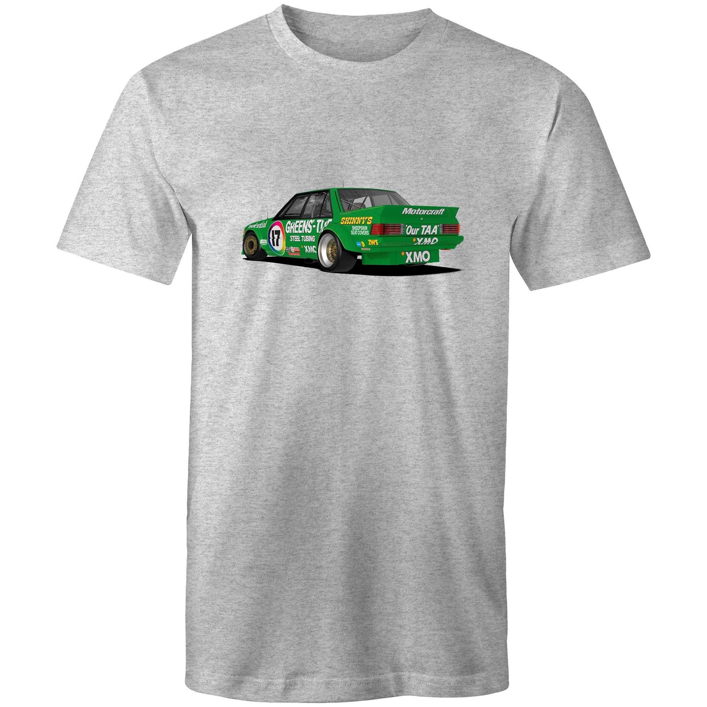 1983 Bathurst 1000 Greens'-Tuf Ford Falcon XE Rear View Tee