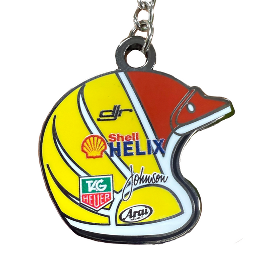 1999 Dick Johnson Shell Helix Helmet Keyring