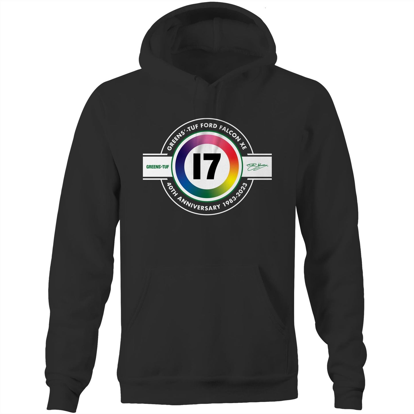 Greens'-Tuf Ford Falcon XE 1983 Bathurst 40th Anniversary Hoodie