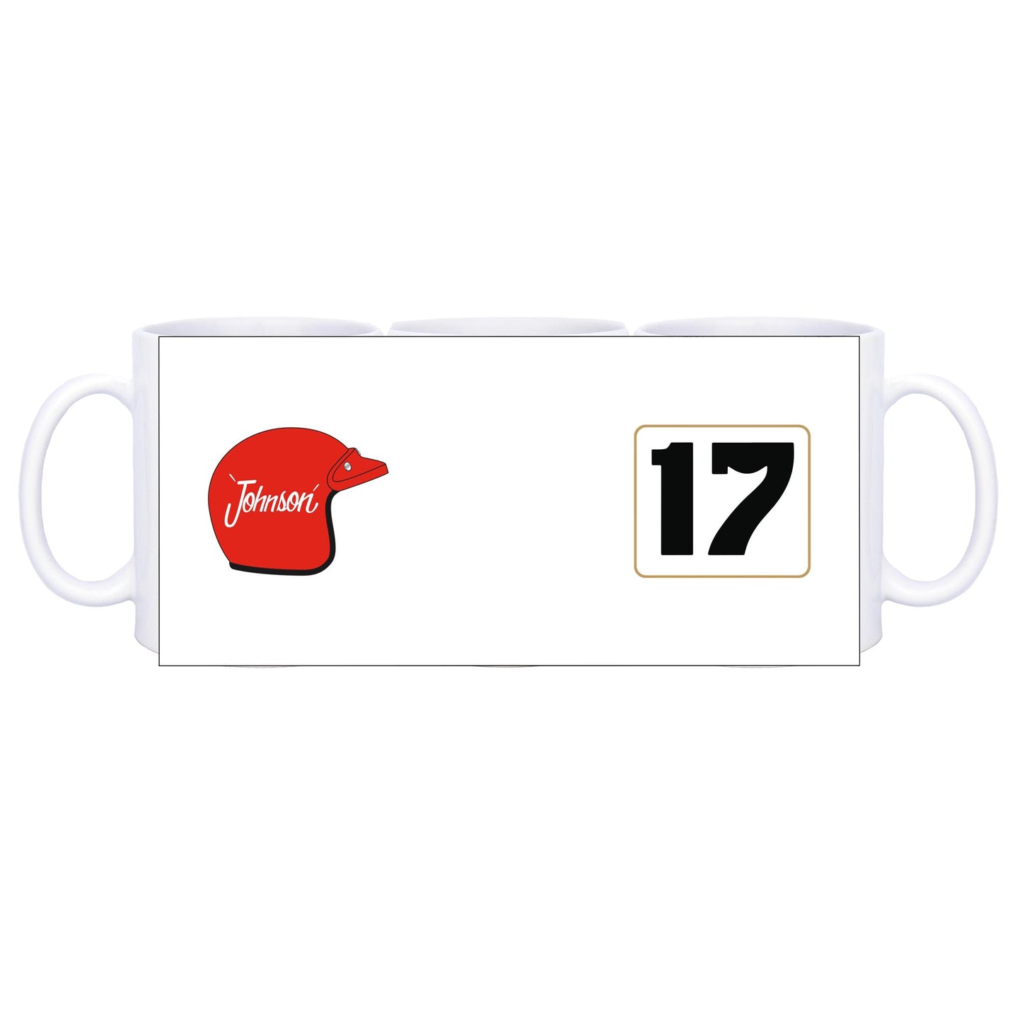 1980 Helmet and #17 Combo Mug