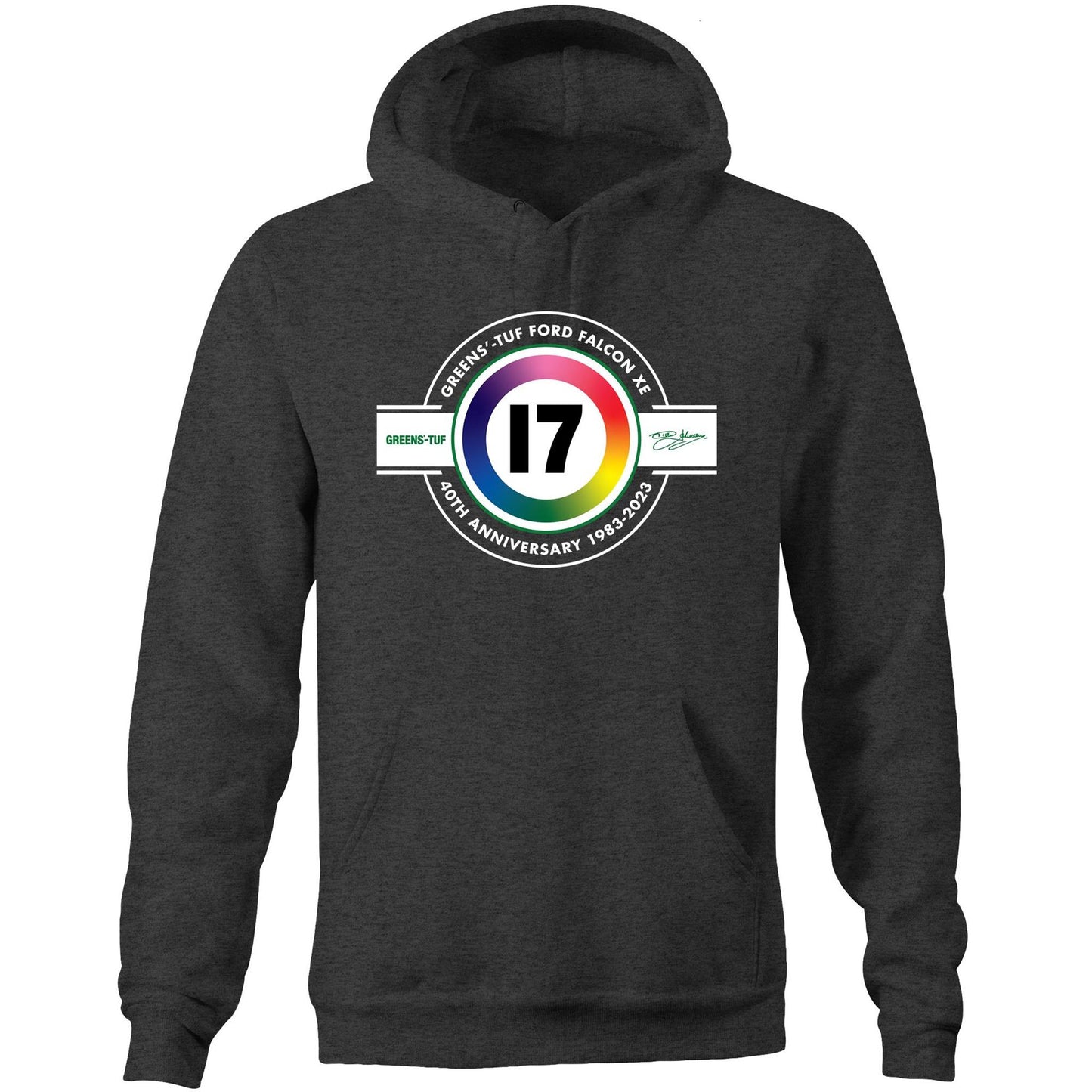 Greens'-Tuf Ford Falcon XE 1983 Bathurst 40th Anniversary Hoodie