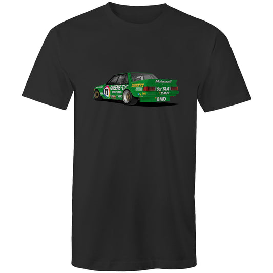 1983 Bathurst 1000 Greens'-Tuf Ford Falcon XE Rear View Tee