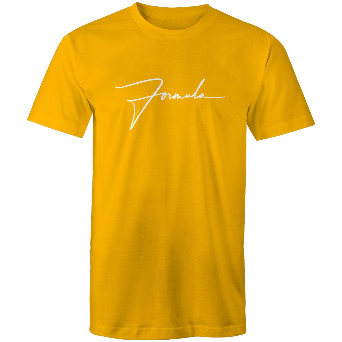 Formula Script Logo - Mens T-Shirt