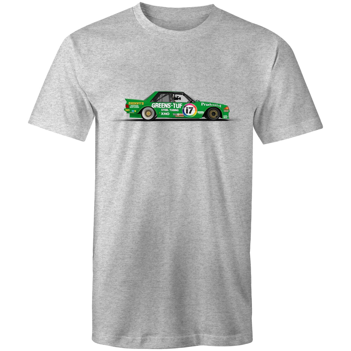 1983 Bathurst 1000 Greens'-Tuf Ford Falcon XE Side View Tee