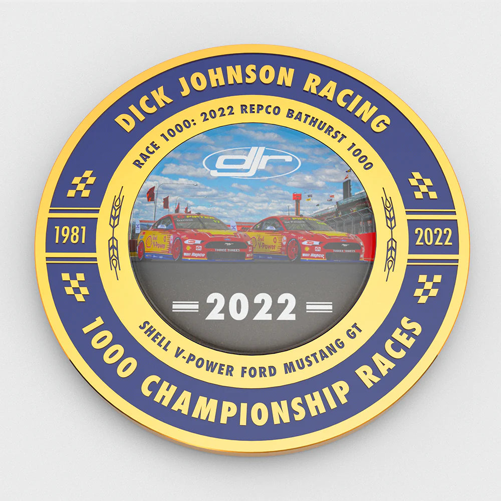 Dick Johnson Racing 1000 Championship Races Collector Medallion