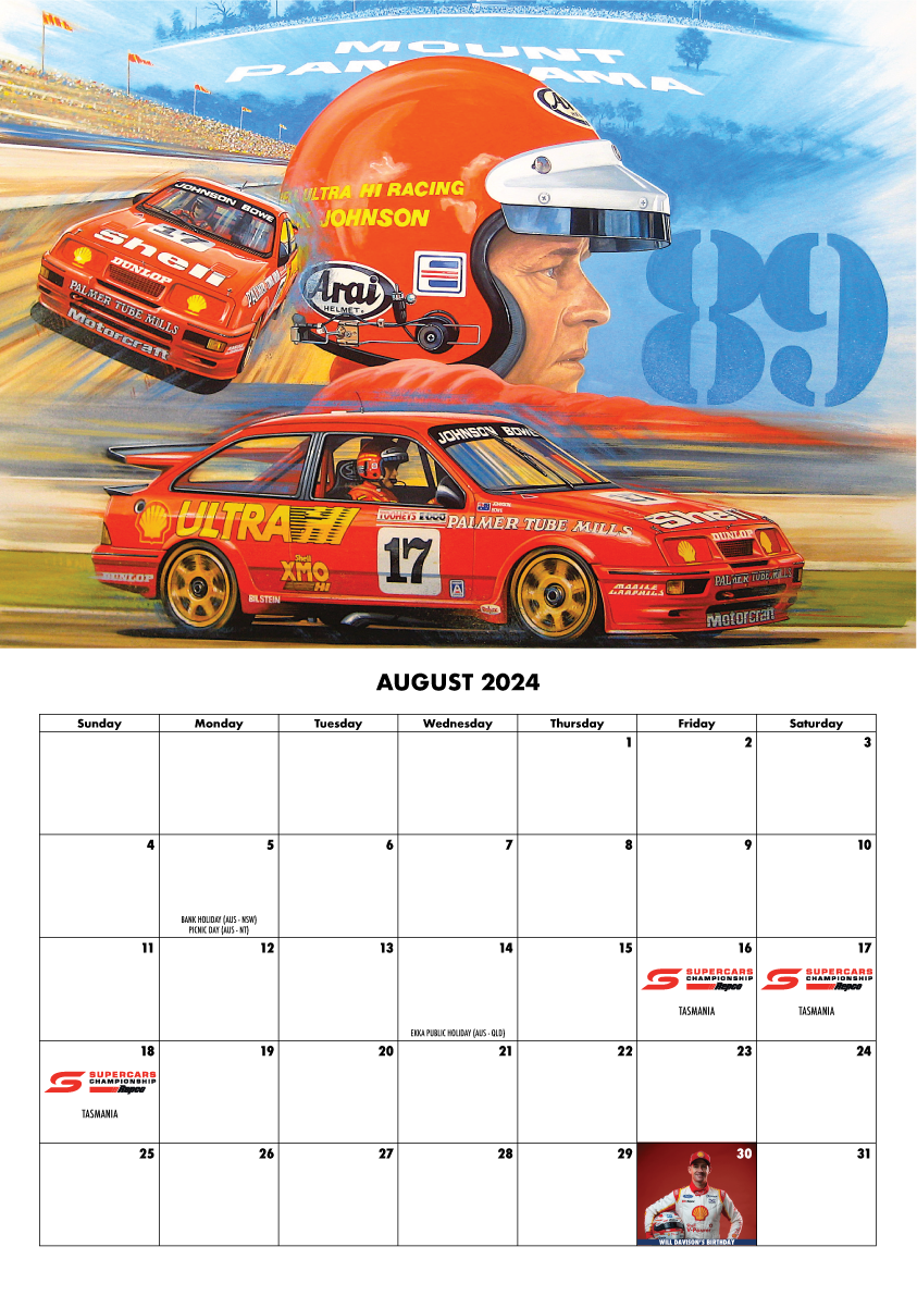 2024 Calendar with Greg McNeill Artwork