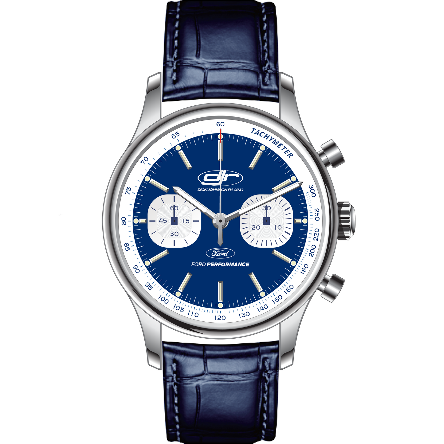 DJR x Ford Mechanical Chronograph - Blue Dial