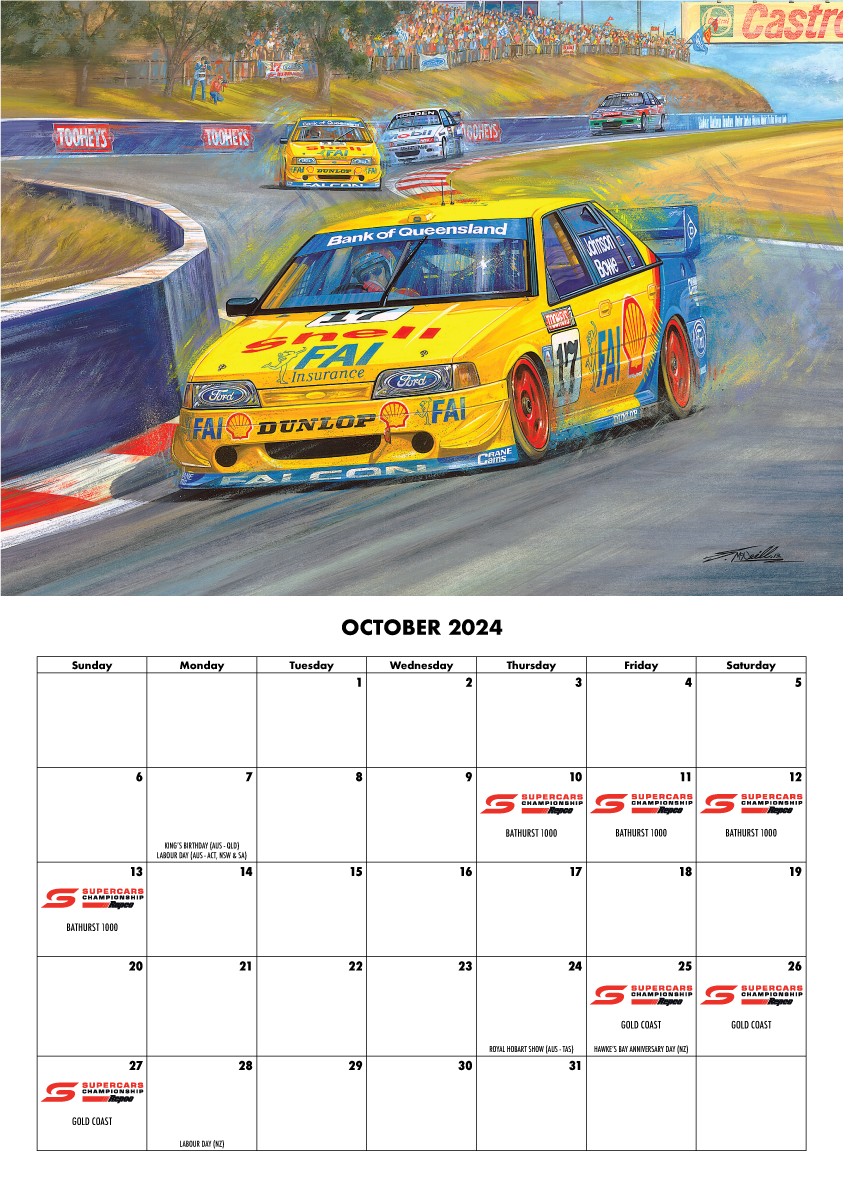 2024 Calendar with Greg McNeill Artwork