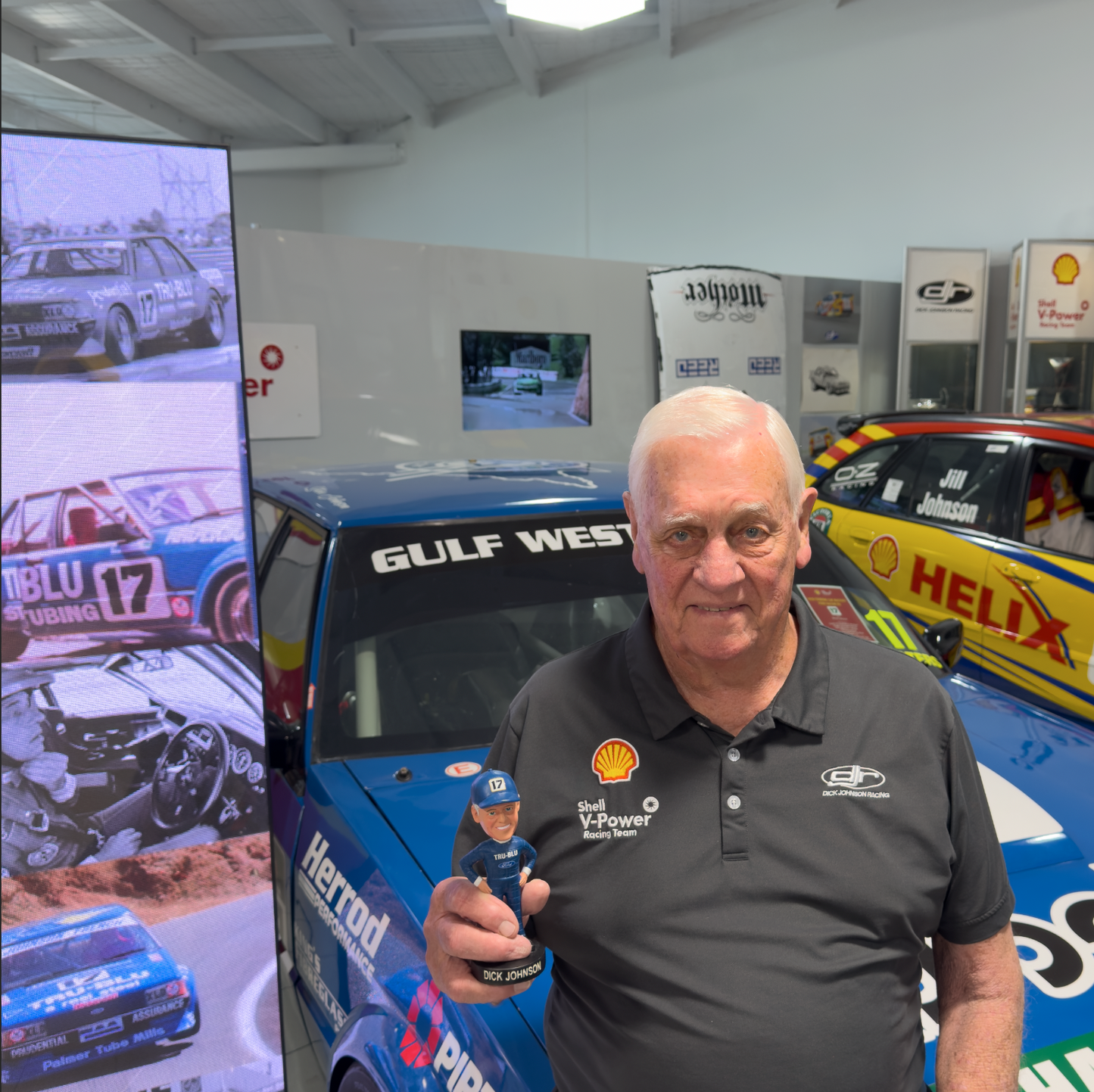 Dick Johnson Tru-Blu Bobblehead