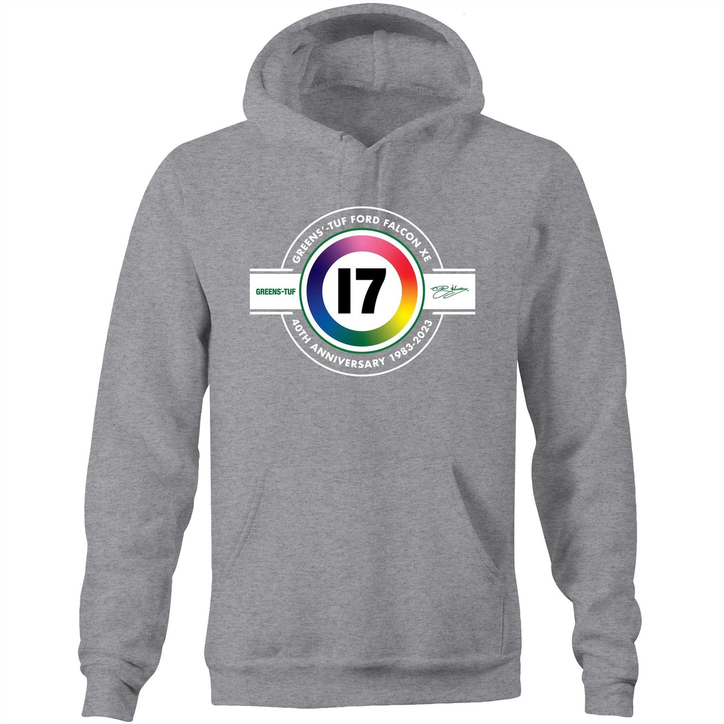 Greens'-Tuf Ford Falcon XE 1983 Bathurst 40th Anniversary Hoodie