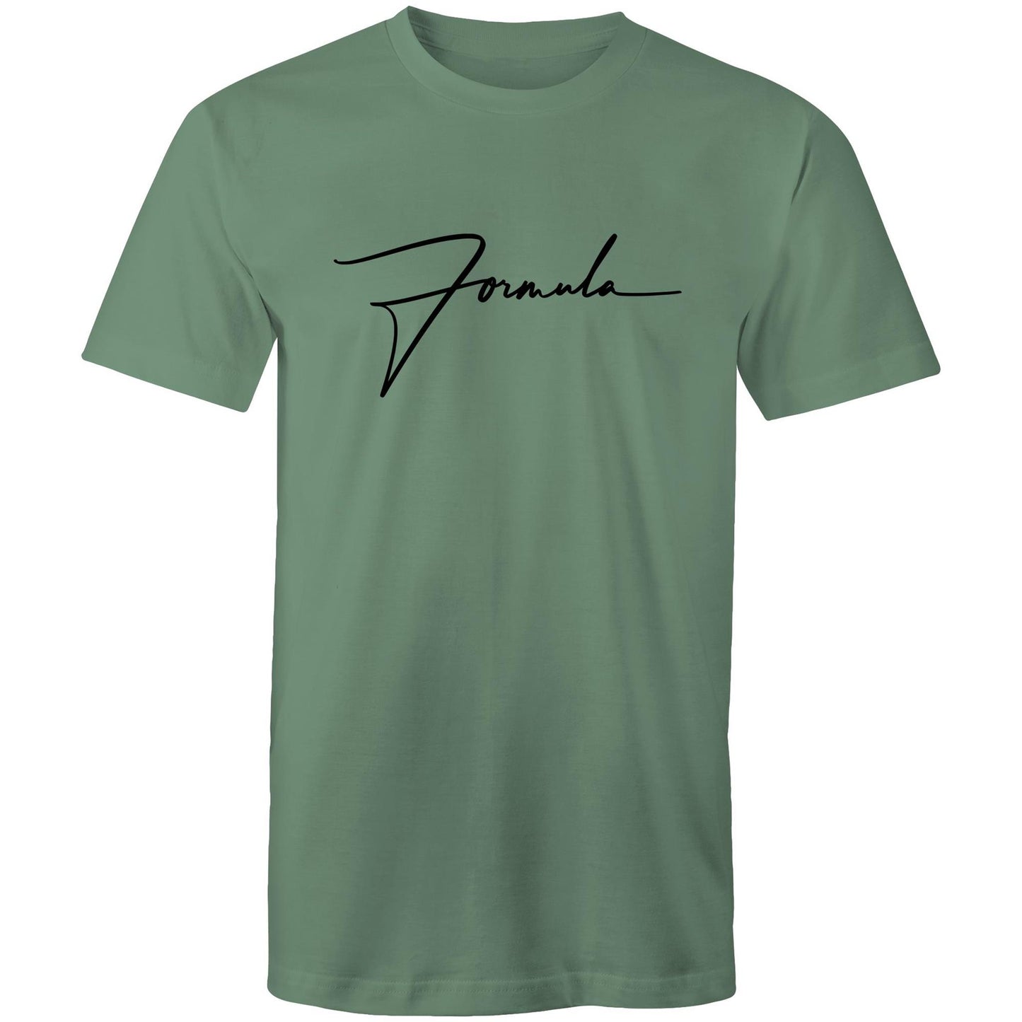 Formula Script Logo - Mens T-Shirt