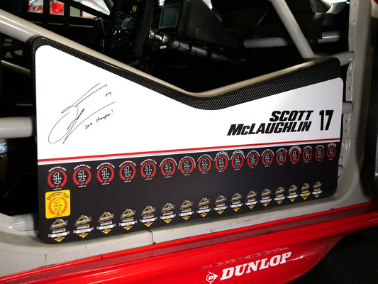 Scott McLaughlin 2019 Replica Door Panel Signed