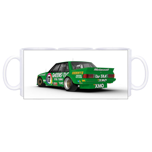 1983 Bathurst 1000 Greens'-Tuf Ford Falcon XE Rear View Mug