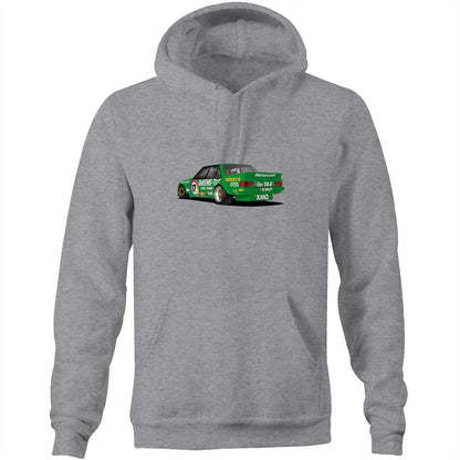 1983 Bathurst 1000 Greens'-Tuf Ford Falcon XE Rear View Hoodie