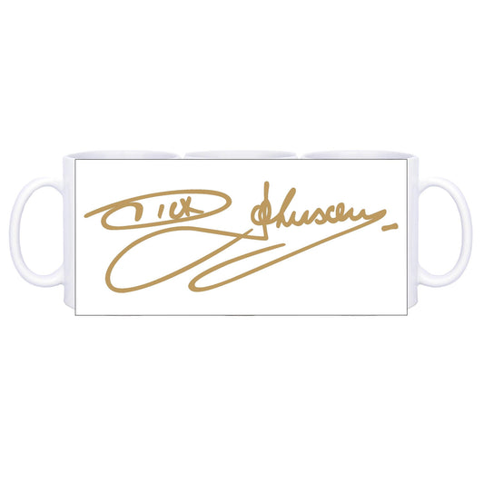 Dick Johnson Signature Mug - Gold