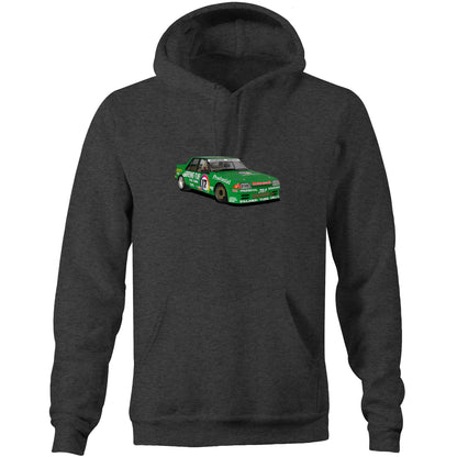 1983 Bathurst 1000 Greens'-Tuf Ford Falcon XE Front View Hoodie
