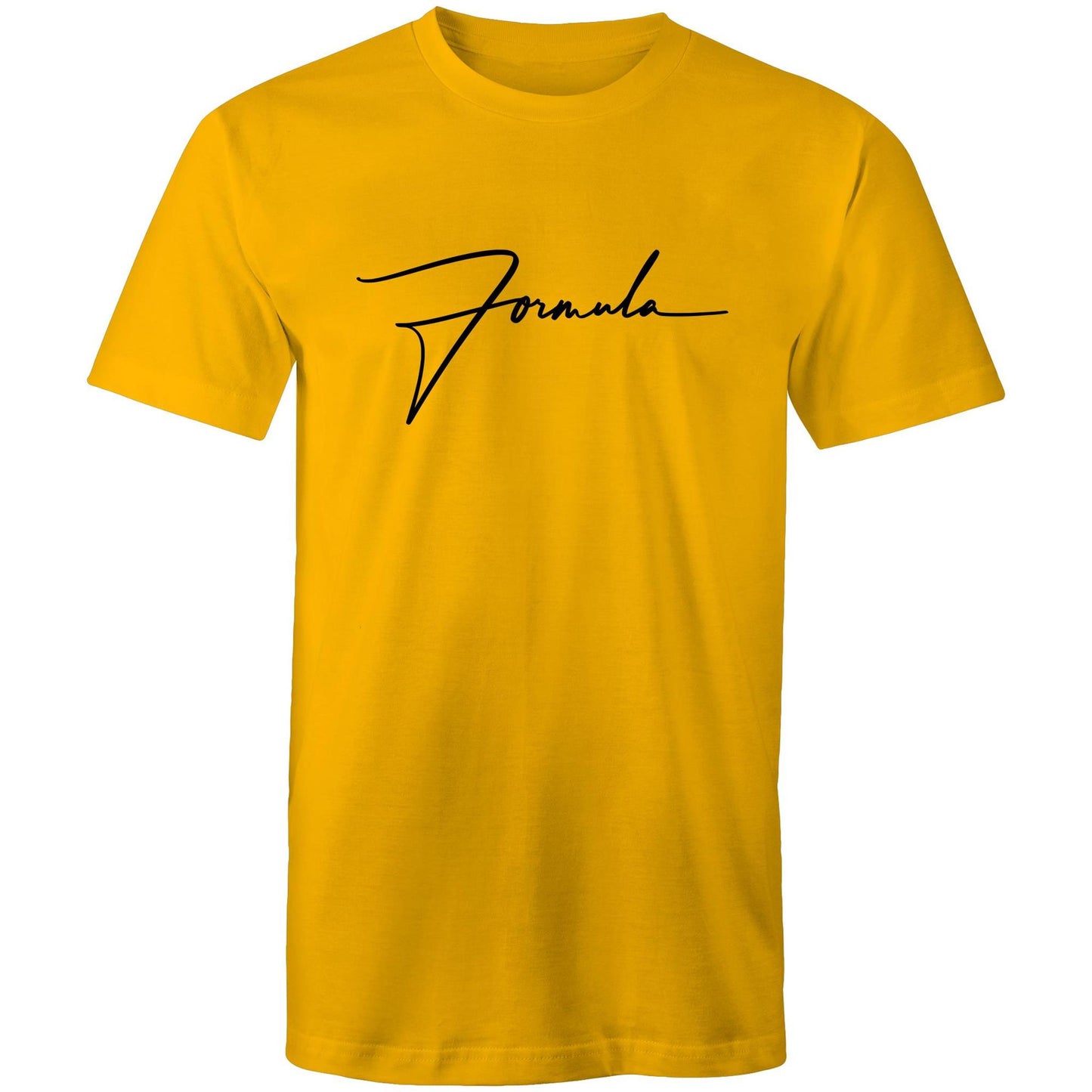Formula Script Logo - Mens T-Shirt