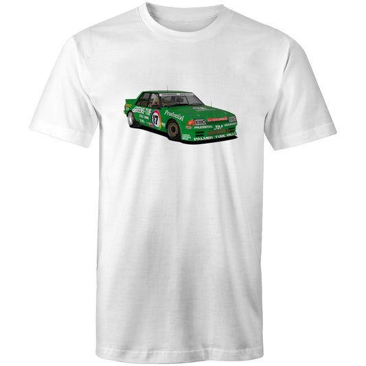 1983 Bathurst 1000 Greens'-Tuf Ford Falcon XE Front View Tee