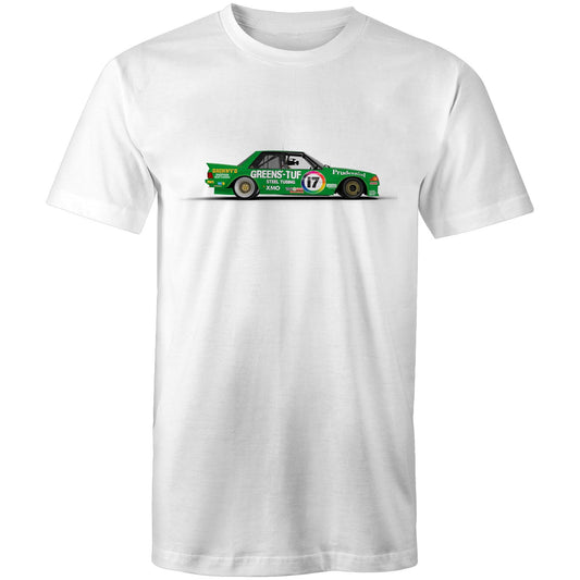 1983 Bathurst 1000 Greens'-Tuf Ford Falcon XE Side View Tee