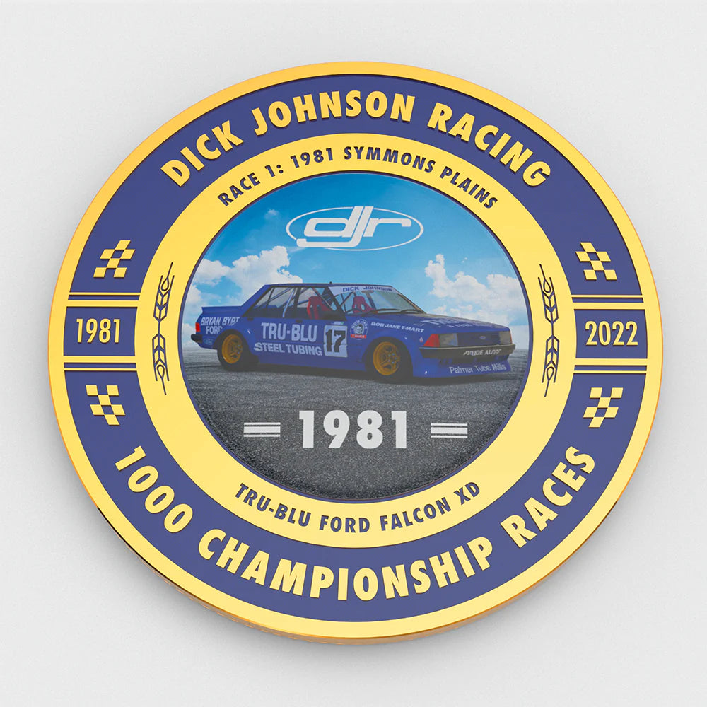 Johnson Racing Svg Dick Johnson Racing 1000 Championship Races Collector Medallion – Dick ...