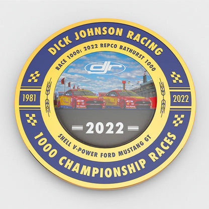 Dick Johnson Racing 1000 Championship Races Collector Medallion