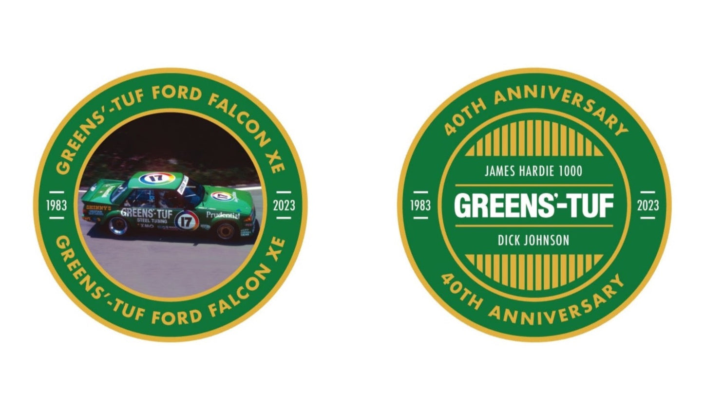 Greens'-Tuf Ford Falcon XE 1983 Bathurst 1000 40th Anniversary Medallion