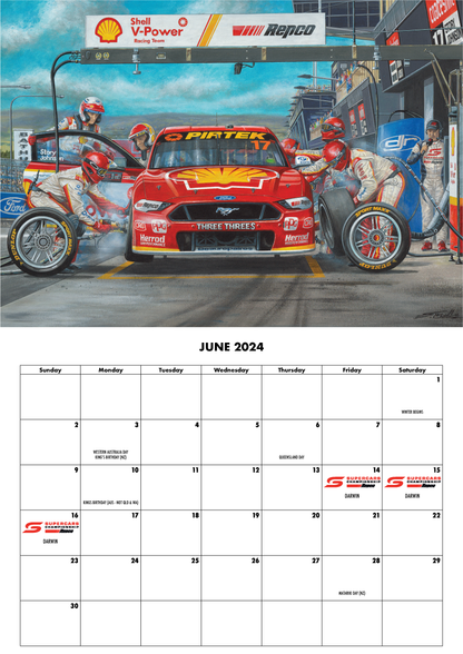 2024 Calendar with Greg McNeill Artwork