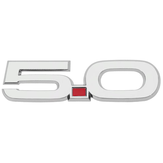 Ford Mustang 2015-2024 5.0L Badge - Chrome