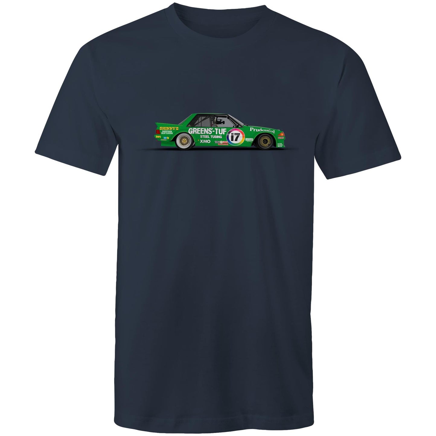 1983 Bathurst 1000 Greens'-Tuf Ford Falcon XE Side View Tee