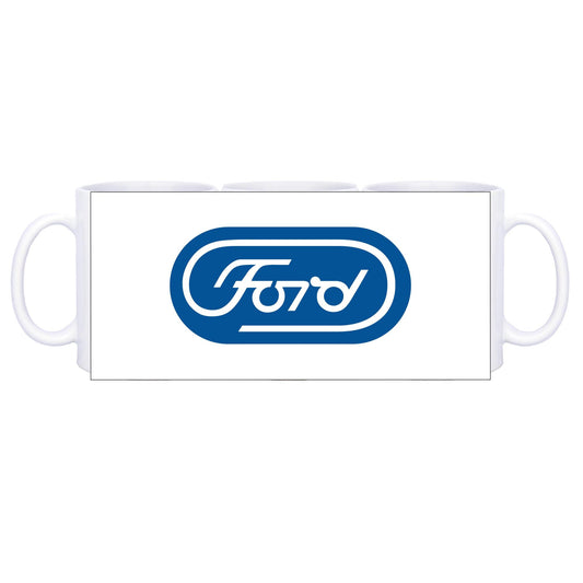 Retro Ford Typeset Logo Mug