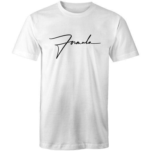 Formula Script Logo - Mens T-Shirt