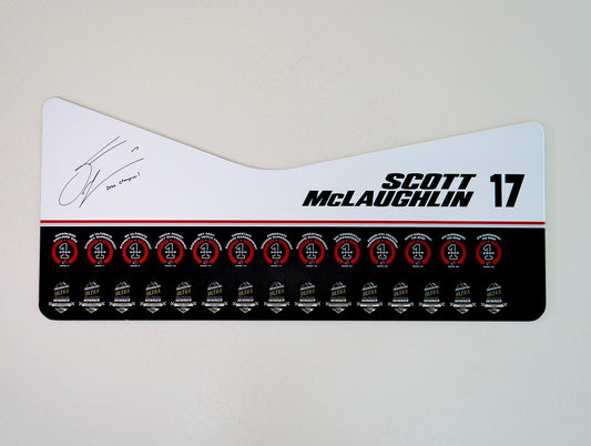 Scott McLaughlin 2020 Replica Door Panel Signed