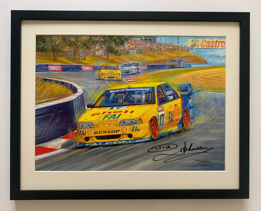 Bathurst 1994 Winners Framed Print - signed by Dick Johnson