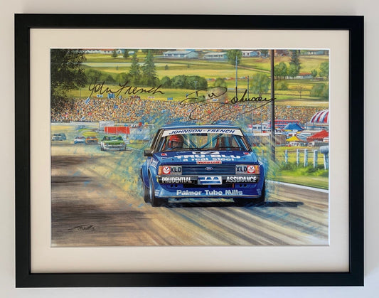 Bathurst 1981 Winners - signed by Dick Johnson and John French