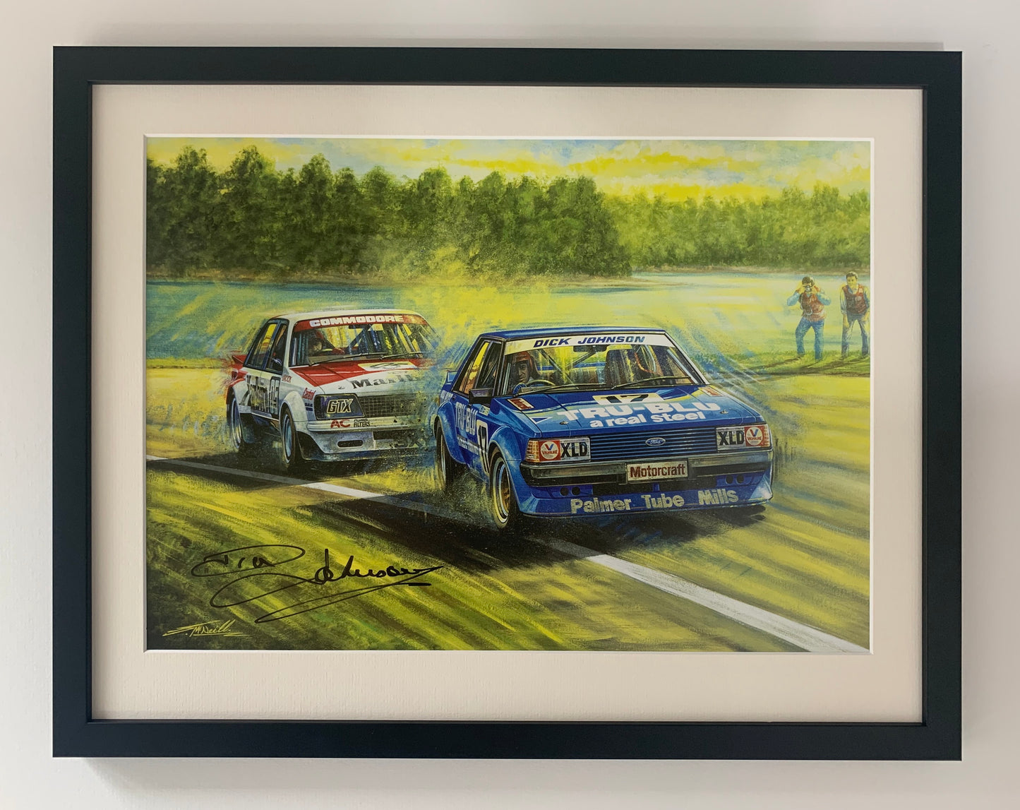 Johnson and Brock, Lakeside 1981 - Signed by Dick Johnson